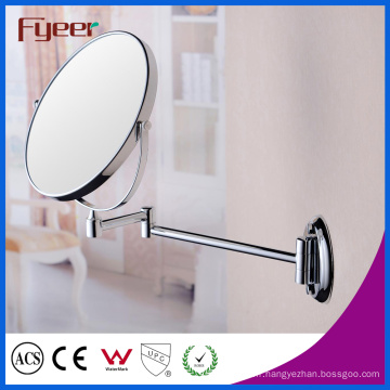 Miroir de maquillage de mur pliable de retournement latéral de Fyeer double (M0128)